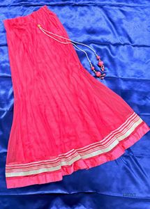 Pink Festive Skirt &amp; Dupatta Set