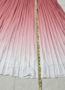 Pleated Ombre Skirt