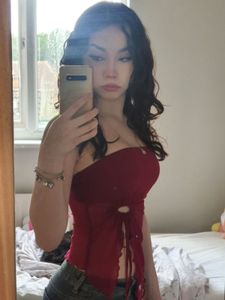 DRAWSTRING TUBE TOP + Red chikankari kurti+ brown