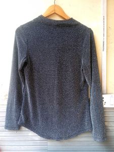 Sequin Sparkly Cowl Neck Top (Women)