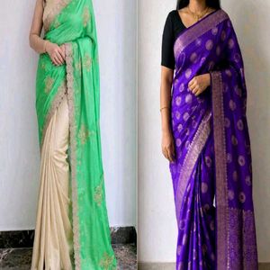 Elegant Silk Blend Sarees