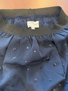 Navy blue Sequin Skirt