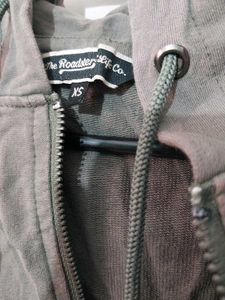 Grey Zip-Up Hoodie