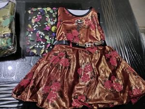 New frock Fit Upto 1 Yr Baby Girl
