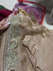 Embroidered saree