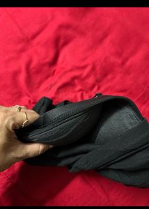 Black Spaghetti Strap Crop Top