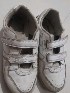like New  Sparx White Velcro Sneakers