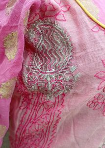 Pink Kurta with Yellow Patiala