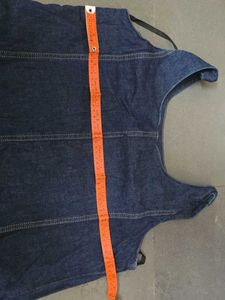 Denim Pinafore Dress