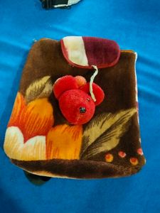 Cute Plush Bear Accent Bag
