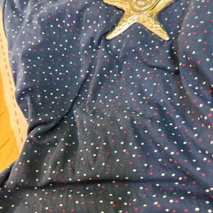 Y2K Cute Navy Star Print Camisole Top