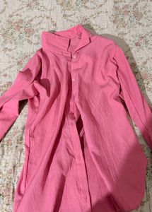 Pink Button-Down Shirt