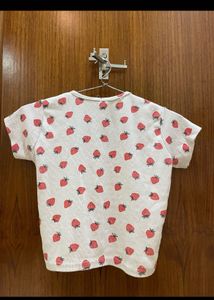 strawberry crop top
