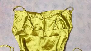 💚SATIN SILK HIGHLY RUCHED DRESS FOR WOMEN