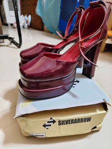 Chunky Platform Strappy Heels