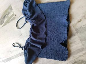 Smocked Cami Crop Top