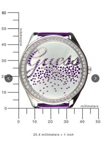 Original GUESS Women Grey Dial Watch with Swarovsk