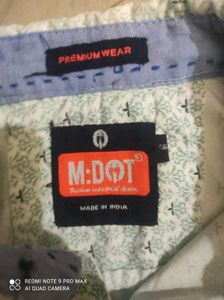 Retro Pattern Button-Up Shirt