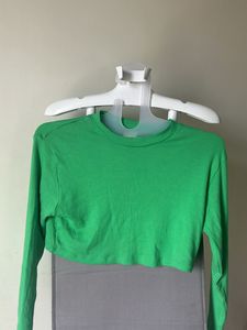 Green Crop Top From H&M