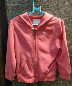 Kid Girl 2-3 years Peach colour Hoodie Ja