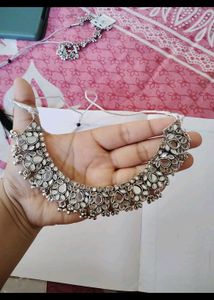 8.Antique Oxidized Silver Necklace Set