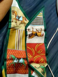 Hermes horse Twilly Scarf