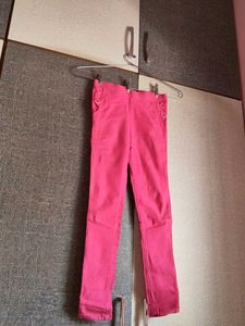 Bright Pink Skinny Pants