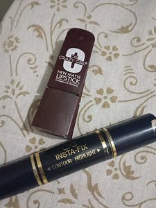 Lipstick N 2 In 1 Contour And Highlighter