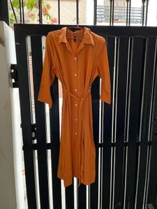 (New with tags) Here&amp;Now Orange Shirt Dress