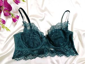 🇳🇿💫🎀Emerald Green Lace Bra