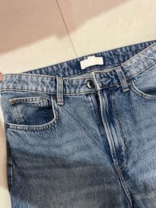 H&amp;M wide high waist jeans