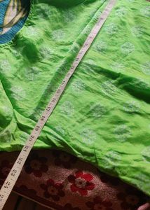 Green Embroidered Kurta Set