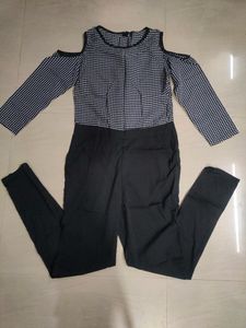 Checkered Colour Jumpsuit