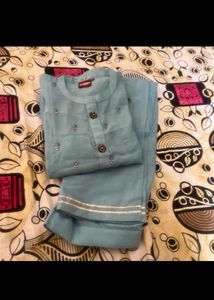 Beautiful Blue Kurti Set