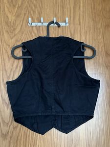 Black Button-Up Vest