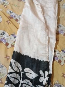 Elegant White Kurta with Black Border