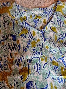 Bohemian Print kids 6 years Cotton suit with Duppa