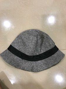 Stylish Grey Bucket Hat