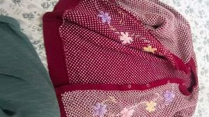 Embroidered Knit Cardigan