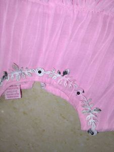 Baby Girl Pink Tiered Ruffled Outfit