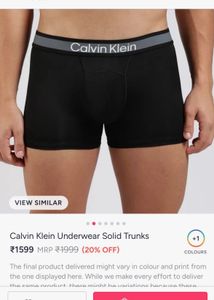 Calvin Klein Underwear Soft Trunk