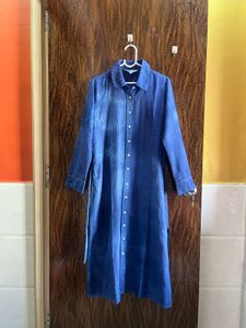 Old navy 34 bust  Blue shirt Dress with Belt