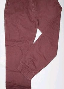 Burgundy Jogger Pants