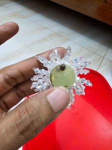 Sparkling Crystal Snowflake Earrings
