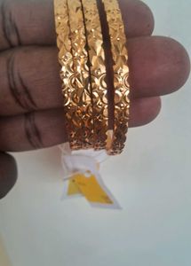 New Gold Plated Bangle Set