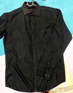 Classic Black Long Sleeve Men's Shirt