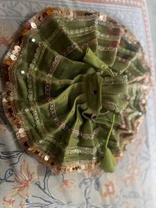 Green Dress for Krishna Idol only 1 dres