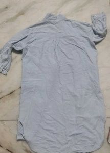 Light Blue Striped Kurta