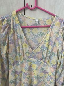 Pastel Floral Maxi Dress