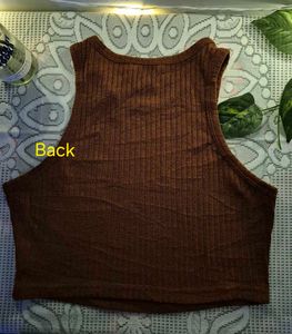 Ribbed Cropped Tank Top